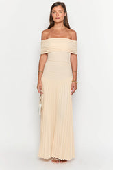 Lioness Field Of Dreams Oatmeal Maxi Dress